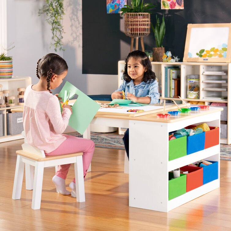 Childrens art shop table and chairs